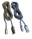 Cabo Carregador Kaidi KD-310 3m - Opções Micro USB V8 e Tipo C - Carga Rápida