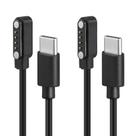 Cabo Carregador Magnético USB-C REEYEAR, 2 Unidades, 61 cm