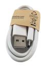 Cabo Carregador Micro Usb V8 1,0 Metros Branco Reforçado