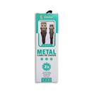 Cabo carregador micro usb v8 metalizado 3a shinka cb-v8-meta