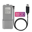 Cabo carregador Mirkit USB de 2,5 mm com indicador de luz Baofeng UV-5R