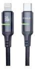 Cabo Carregador Rápido Agold Cb-18 Tipoc Compativel Iphone Lightning Preto