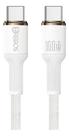 Cabo Carregador Tipo C Turbo Para Samsung S20 S22 S23 S24 Fe Cor Branco
