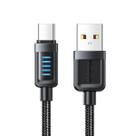 Cabo Carregador Turbo Usb A P/ Usb C 1,2m 6a Com Led Mcdodo Cabo Carregador Turbo Usb A P/ Usb C 1,2m 6a Com Led Mcdodo
