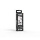 Cabo carregador Turbo Usb C 2 metros Malha trançada Branco Svart Cabo carregador Turbo Usb C 2 metros Malha trançada Branco Svart