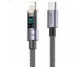 Cabo Carregador Usb C P/ i Phone Lightning Tech Led 100w Turbo