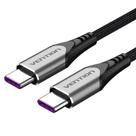 Cabo Carregador Usb-c P/ Tipo C 100w 5a Turbo Vention 2m