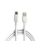 Cabo Carregador Usb Micro USB 2.1A 2 Metros Branco Kingo