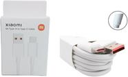 Cabo Carregador Xiaomi original 6A Mi Turbo Charge USB Tipo C 1m, Conector Laranja
