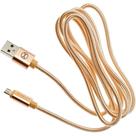 Cabo Carregamento Micro Usb Em Nylon 1.5M M15Gd Gold, 801118 Cabo Carregamento Micro Usb Em Nylon 1.5M M15Gd Gold, 801118