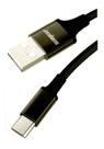 Cabo Carregamento Micro Usb Fast Charger Trançado V8 - Preto