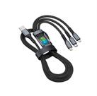 Cabo Carregamento Turbo 3 em 1 Usb 100w Tipo C Micro Cabo Carregamento Turbo 3 em 1 Usb 100w Tipo C Micro