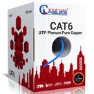 Cabo CAT6 NewYork Cables Plenum de cobre puro de 1000 pés