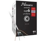 Cabo cat6 u/utp cm 4p 23awg cinza 305m nexans