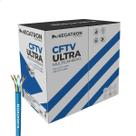 Cabo Cftv 4p 24awg Azul 300m Megatron Ultra Anatel Homologad