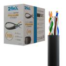 Cabo CFTV 8 vias 4 pares 24AWGX4P 305 Metros Preto 2F-N4PP305 2Flex