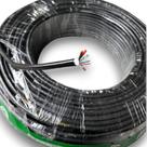 Cabo cftv multicameras cobreado 2x1mm 4p