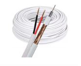 Cabo Coaxial 4mm Com Alimentação Rf 0,4/2,5 + 2x26awg - 100m Cabo Coaxial 4mm Com Alimentação Rf 0,4/2,5 + 2x26awg - 100m