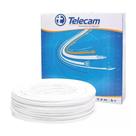 Cabo Coaxial CFTV 100M Liga de Cobre 4mm - 80% 2x26 Interno Telecam