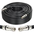 Cabo coaxial MOOKEERF RG11 100 pés/30 m com conector tipo F