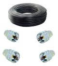 Cabo Coaxial Px Data Link Rg58 50r 95 4 Conector 30m Cabo Coaxial Px Data Link Rg58 50r 95 4 Conector 30m