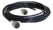 Cabo Coaxial Rg58 Px Py Com 2 Uhf Macho Conector 5 Metros