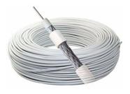 Cabo Coaxial Rg59 95% Malha 20 Mts Tv Digital Cftv Rg 59 Bco