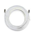 Cabo Coaxial Rg59 Tv Antena C/ Conector 25 Metros Branco - SPEEDLAN