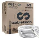 Cabo coaxial rge 06 p/antena