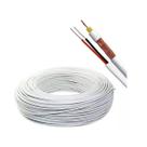 Cabo Coaxial Série Rg6 -75 Ohms 60% Branco 100m