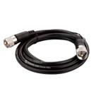 Cabo coaxial STEREN RG8X de 12 pés com conectores UHF PL259