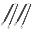 Cabo coaxial UCCKEYI UHF Feminino para UHF Fêmea 40cm - 2 peças