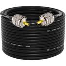 Cabo coaxial YOTENKO CB RG58 75 pés (22,86 m) 50 Ohm PL259 macho
