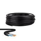 Cabo Comando Preto 2x2,5mm 100 Metros