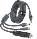 Cabo Compativel Starlinkk Mini Para Carro 3 em 1 Carregador Veicular 12V 24V USBC DC Tipo C Conector P4 Vedação Original