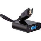 Cabo Conversor Adaptador De Vídeo HDMI P/ VGA
