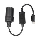 Cabo Conversor De Soquete De Acendedor De Cigarros 12V Para Tipo C Masculino, Adaptador De Energia