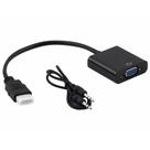 Cabo Conversor hdmi para vga Com Áudio P2 Cabo Conversor hdmi para vga Com Áudio P2
