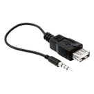 Cabo Conversor P2 3,5mm para USB Fêmea - 17cm - CB0121