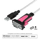 Cabo Conversor RS-232 para USB Universal