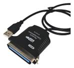 Cabo Conversor Usb Paralelo Db36 Lpt Impressora Lx300 36 Pin