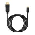 Cabo conversor usb tipo-c para displayport 1.8m f3 jc-tyc-dp1.8