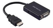 Cabo Conversor Vga X Hdmi Femea C/audio P2 Kap-v078 - KAPBOM Cabo Conversor Vga X Hdmi Femea C/audio P2 Kap-v078 - KAPBOM