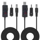 Cabo conversor Voltage Step Up 5V para 12V 9V 1A USB
