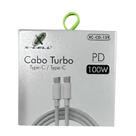 Cabo Dados Carregamento Turbo Tipo C x Tipo C PD 100W XC-CD-129 Cabo Dados Carregamento Turbo Tipo C x Tipo C PD 100W XC-CD-129