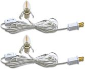 Cabo de acessórios KGC C7 com 2 lâmpadas LED, soquete E12, 120V