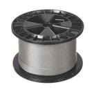 Cabo De Aço 1 8 Revestido Pvc Cristal 6x19 AFA Galvanizado De 50m