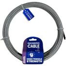 Cabo de aço galvanizado Ben-Mor 1/8 pol x 50 pés 7x7 155 kg