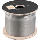 Cabo de Aço Inox AA 3,97mm 5/32" 6X7 com 500m de cabo de aço inox - Vonder