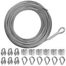 Cabo de aço inoxidável 304 50m 7x19 Strand Core Kit Cabo de aço inoxidável 304 50m 7x19 Strand Core Kit